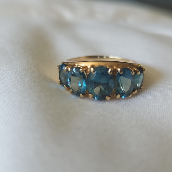 COPY - Blue Topaz Ring - Picture 2 of 4